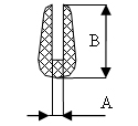 Профиль уплотнителя Р 428